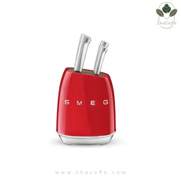 سرویس چاقو 7 پارچه رنگ قرمز Smeg KBSF01R